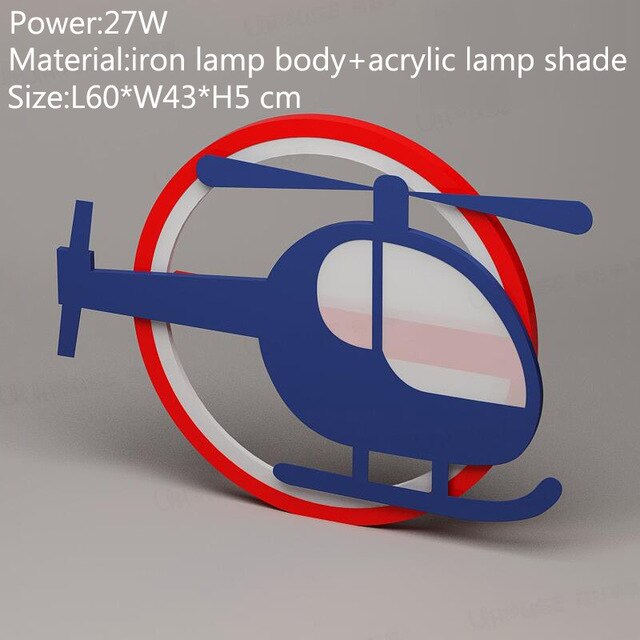 Helicopter Shape & Ceiling Type Wall Lamps