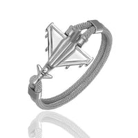 Thumbnail for Military Aircraft Designed Leather Rope Bracelets