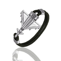 Thumbnail for Military Aircraft Designed Leather Rope Bracelets