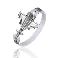 Thumbnail for Military Aircraft Designed Leather Rope Bracelets