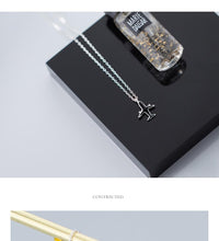 Thumbnail for Authentic 925 Sterling Silver Airplane Shape Necklace