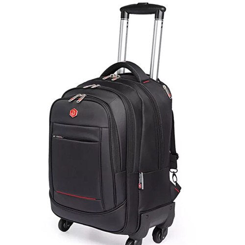 WATERPROOF Large Capacity Trolley & Backpack for Flyers & Travellers