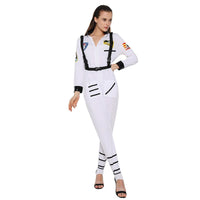 Thumbnail for WHITE Space NASA & Astranout Jumpsuit for WOMEN (Halloween)