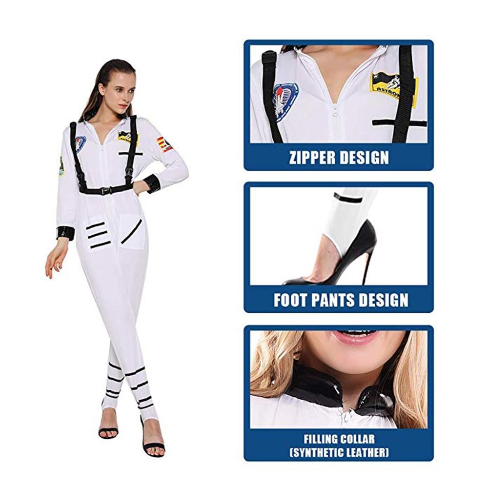 WHITE Space NASA & Astranout Jumpsuit for WOMEN (Halloween)