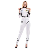 Thumbnail for WHITE Space NASA & Astranout Jumpsuit for WOMEN (Halloween)