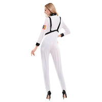Thumbnail for WHITE Space NASA & Astranout Jumpsuit for WOMEN (Halloween)