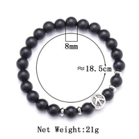 Thumbnail for Natural Stone & Airplane Shape in Circle Designed Bracelets