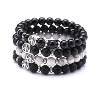 Thumbnail for Natural Stone & Airplane Shape in Circle Designed Bracelets