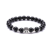 Thumbnail for Natural Stone & Airplane Shape in Circle Designed Bracelets