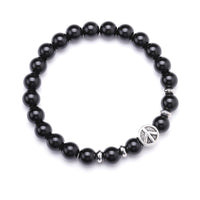 Thumbnail for Natural Stone & Airplane Shape in Circle Designed Bracelets