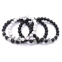 Thumbnail for Natural Stone & Airplane Shape in Circle Designed Bracelets