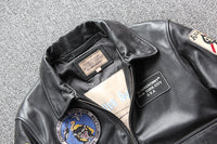 Thumbnail for Air Force Fighter Jet Pilot Designed GENUINE Leather Jacket