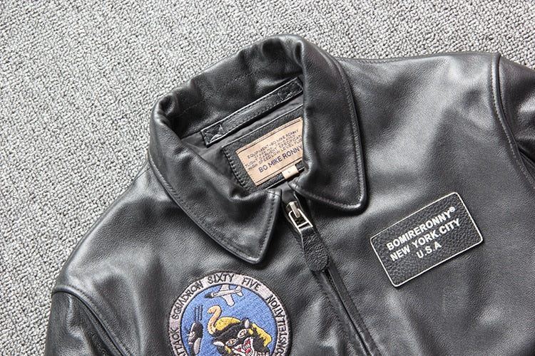 Air Force Fighter Jet Pilot Designed GENUINE Leather Jacket