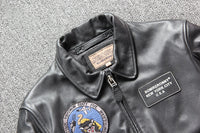 Thumbnail for Air Force Fighter Jet Pilot Designed GENUINE Leather Jacket