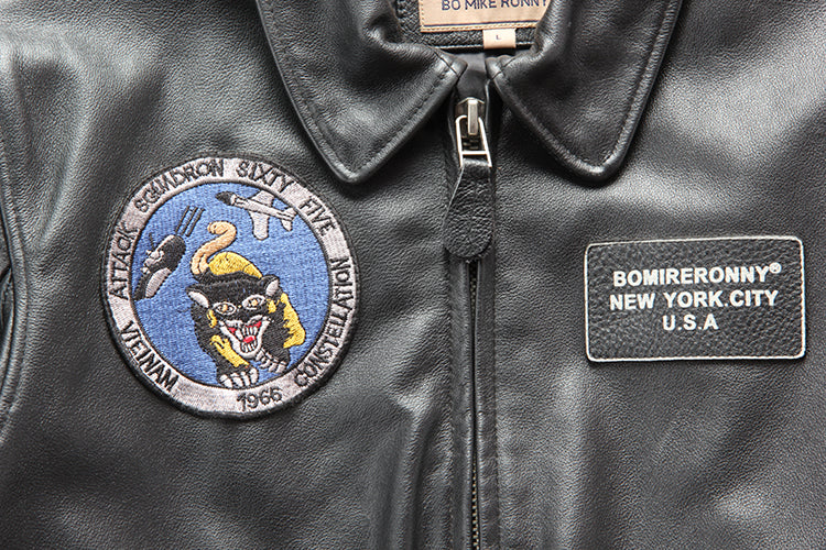 Air Force Fighter Jet Pilot Designed GENUINE Leather Jacket