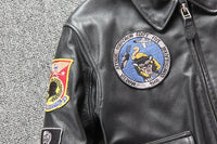 Thumbnail for Air Force Fighter Jet Pilot Designed GENUINE Leather Jacket