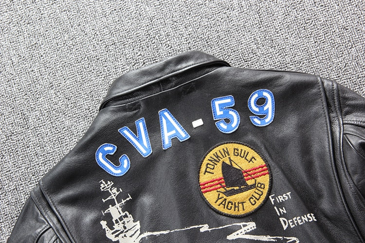 Air Force Fighter Jet Pilot Designed GENUINE Leather Jacket