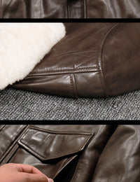 Thumbnail for Genuine Sheepskin Air Force Pilot Designed Jackets