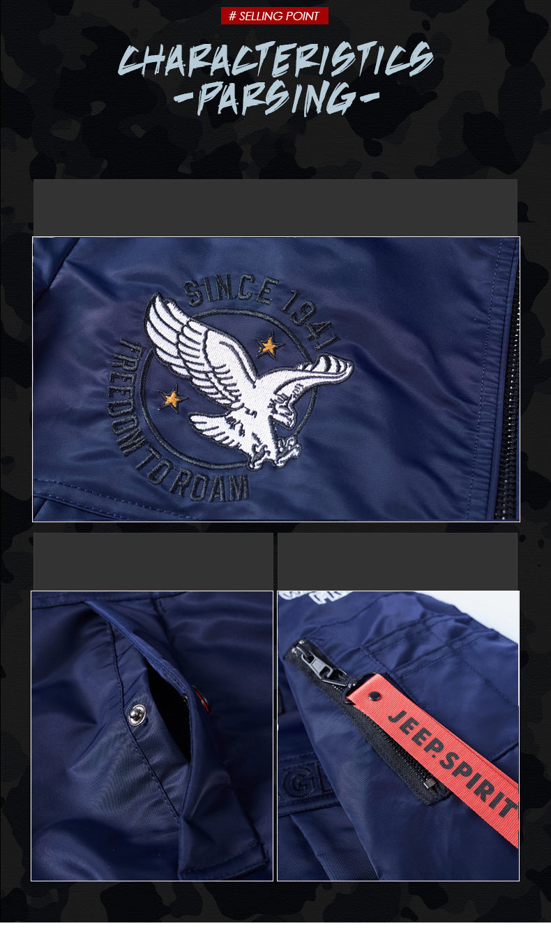 Freedom to Roar Style Pilot Bomber Jackets