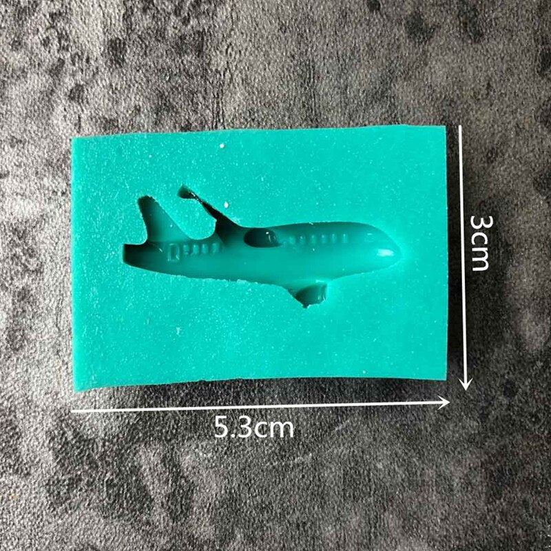 Super Quality Rubber Silicon Airplane Designed Cake & Cookies Mold