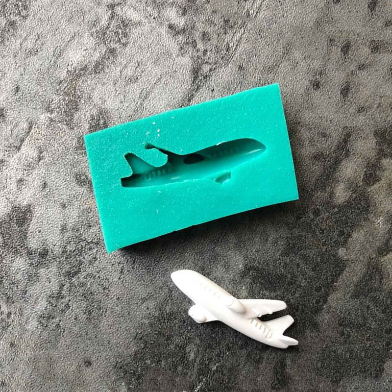 Super Quality Rubber Silicon Airplane Designed Cake & Cookies Mold