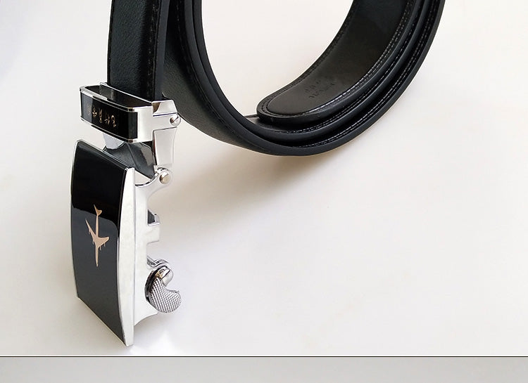 Genuine Leather Airplane Shape added Belt