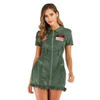 Thumbnail for Fighter Pilot Style Pilot & Aviator Jumpsuit for WOMEN (Halloween)