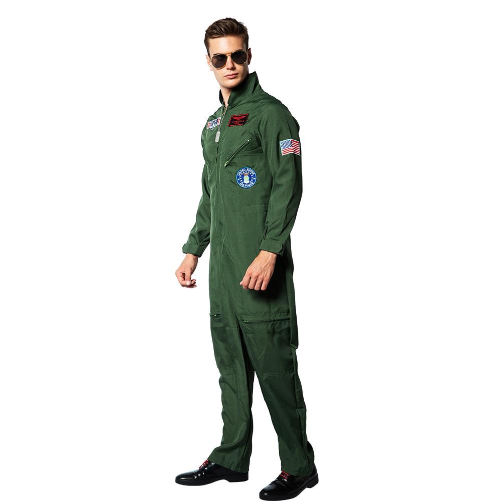 Fighter Pilot Style Pilot & Aviator Jumpsuit for Men (Halloween)