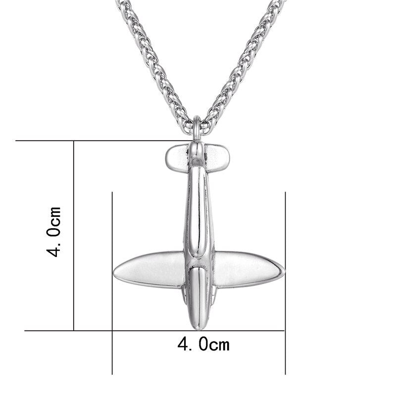 Small Airplane Designed Super Cool Necklace