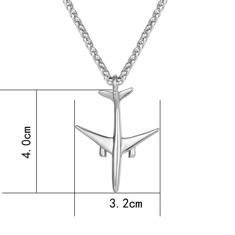 Super Cool Airplane Designed Super Cool Necklace