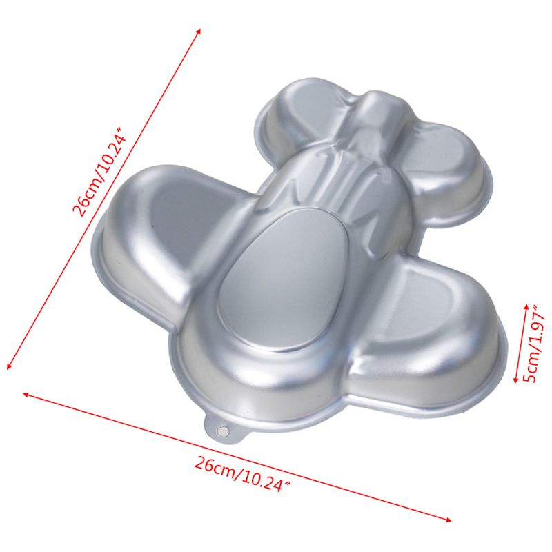 Aluminum 3D Airplane Aircraft Shaped Cake Mold