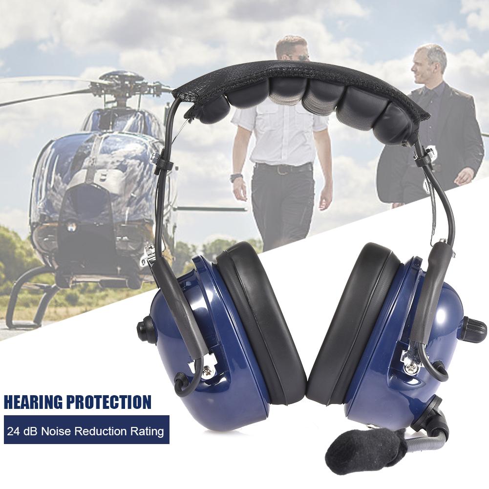 Super Value Pilot ABS Headset with Noise Reduction & Music Input