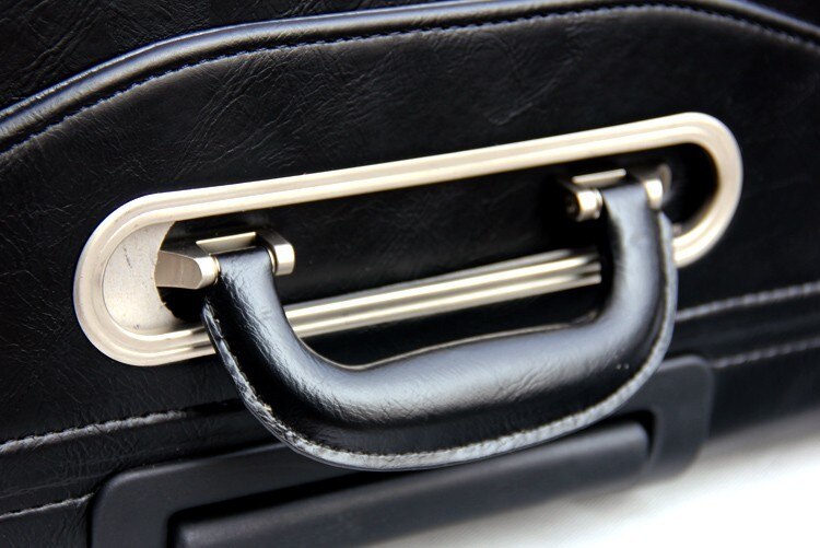 Leather Style Carry-On Luggage for Pilots