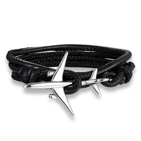 (Edition 3) Boeing 777 Airplane Leather Bracelets