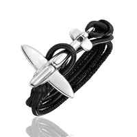 Thumbnail for (Edition 3) Small Airplane Designed Leather Bracelets