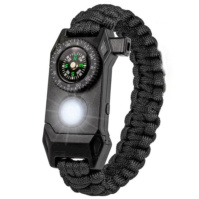 Super Quality Outdoor LED Light & Compass Integrated Bracelets