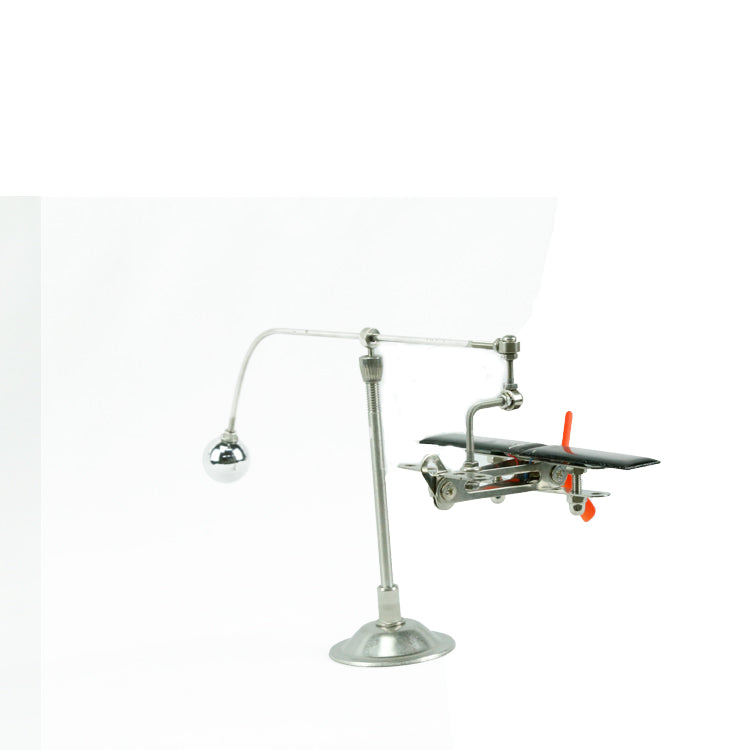 Stainless Steel Dynamic Balance Solar Powered Aircraft Decoration