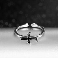 Thumbnail for 925 Sterling Silver Rose Gold Adjustable Amazing Airplane Rings