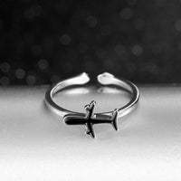 Thumbnail for 925 Sterling Silver Rose Gold Adjustable Amazing Airplane Rings