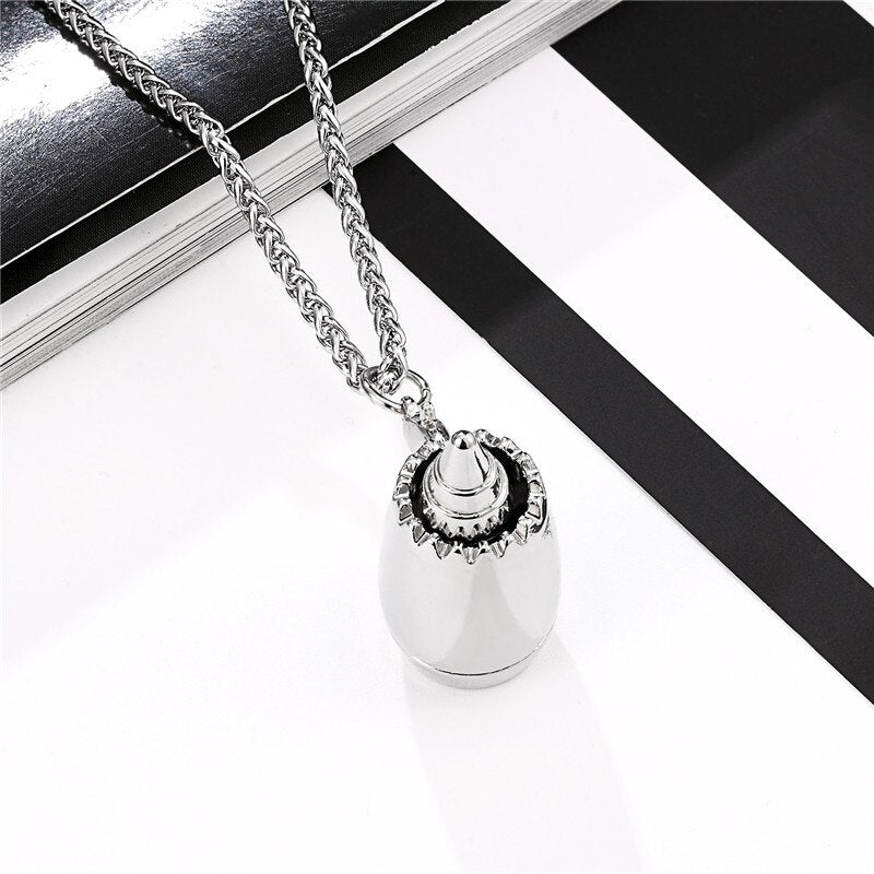 Jet Engine Shape Designed Super Necklace