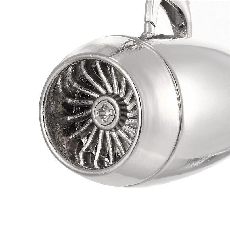Jet Engine Shape Designed Super Necklace