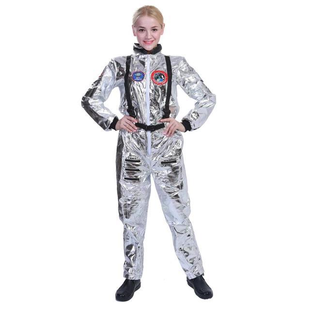 Gray Space NASA & Astranout Jumpsuit for WOMEN (Halloween)