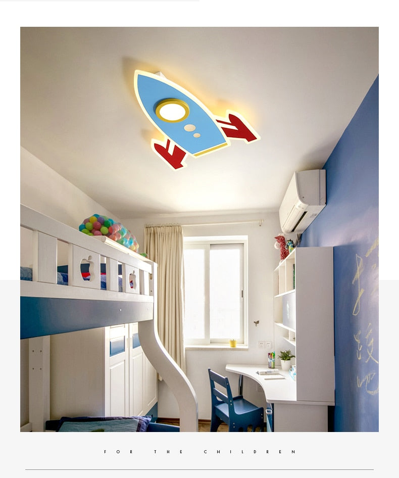 Acrylic Space Shuttle Designed LED Ceiling Wall Lamp