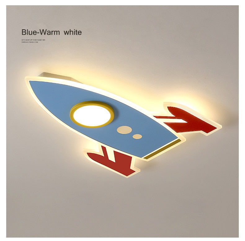 Acrylic Space Shuttle Designed LED Ceiling Wall Lamp