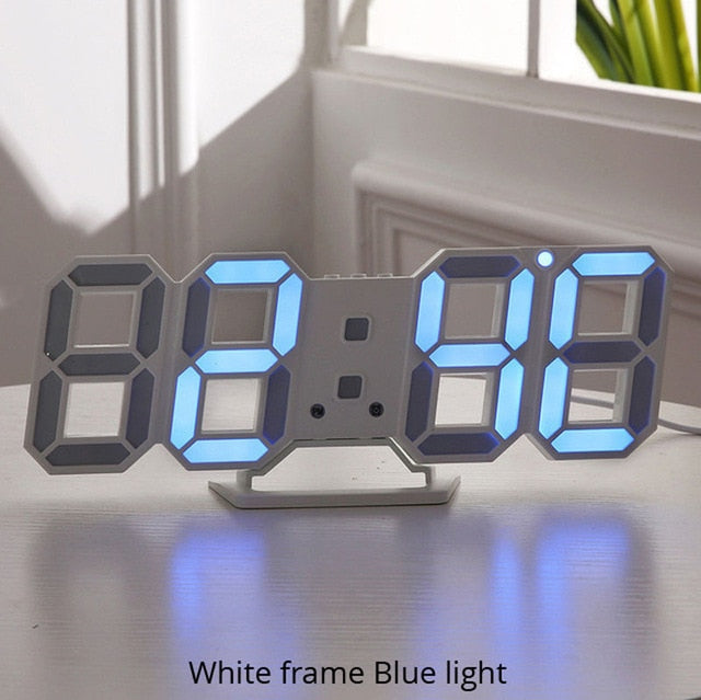 3D LED Digital Style Table & Wall Clocks