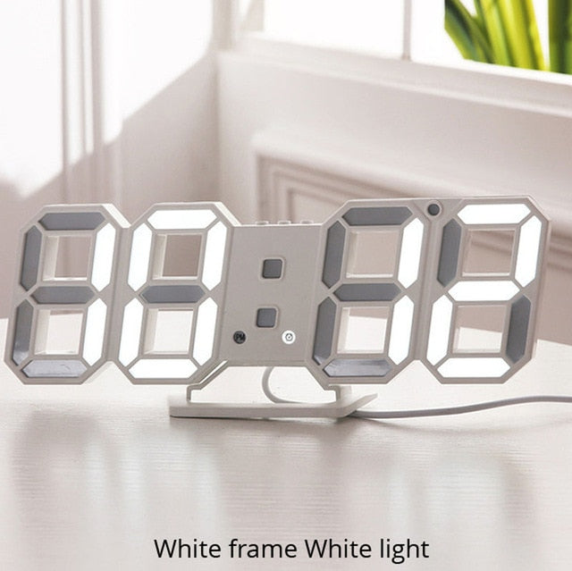 3D LED Digital Style Table & Wall Clocks