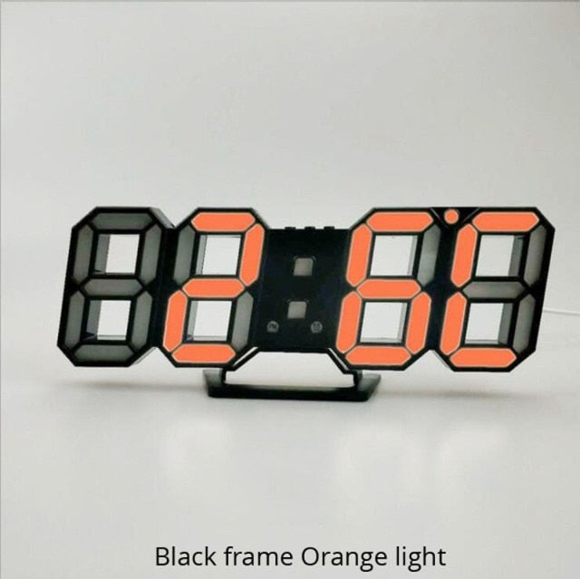 3D LED Digital Style Table & Wall Clocks