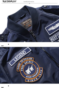 Thumbnail for Dare to Dream & Free Spirit Themed Fighter Pilot Jackets