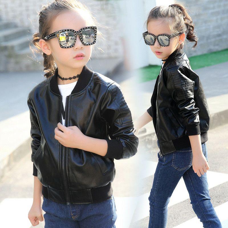 NO Design Super Quality Children Leather Jackets