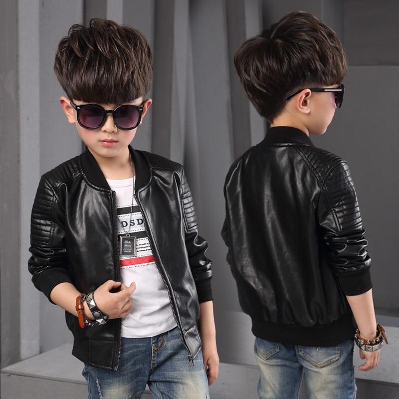 NO Design Super Quality Children Leather Jackets